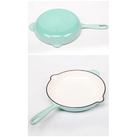 Enameled Cast Iron Skillet