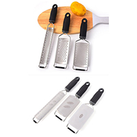 Stainless Steel Set of 3 Flat Grater