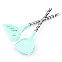 Silicone Turner with Stainless Steel Handle