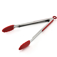 Stainless Steel Tongs with Silicone Head