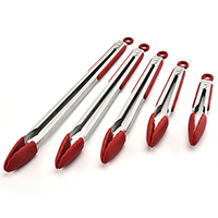 Stainless Steel Tongs with Silicone Head